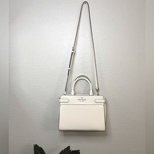 Kate Spade Staci  Medium Satchel Parchment NWT